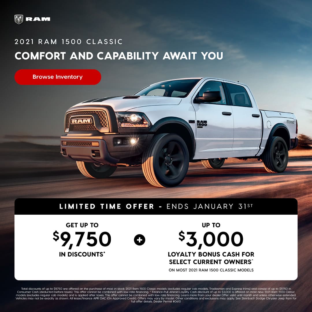 January Ram 1500 Sales Special